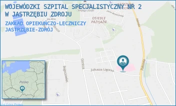 ZAKŁAD OPIEKUŃCZO-LECZNICZY - WOJEWÓDZKI SZPITAL SPECJALISTYCZNY NR 2 W JASTRZĘBIU ZDROJU - UL. KRASICKIEGO 21,  JASTRZĘBIE-ZDRÓJ