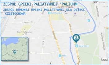 ZESPÓŁ DOMOWEJ OPIEKI PALIATYWNEJ DLA DZIECI - ZESPÓŁ OPIEKI PALIATYWNEJ "PALIUM" - UL. KRAKOWSKA 45A,  CZĘSTOCHOWA