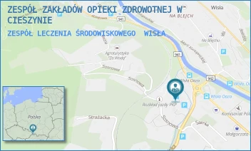 ZESPÓŁ LECZENIA ŚRODOWISKOWEGO - ZESPÓŁ ZAKŁADÓW OPIEKI ZDROWOTNEJ W CIESZYNIE - UL. DZIECHCINKA 4,  WISŁA