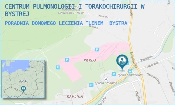 PORADNIA DOMOWEGO LECZENIA TLENEM - CENTRUM PULMONOLOGII I TORAKOCHIRURGII W BYSTREJ - UL. JULIANA FAŁATA 2,  BYSTRA