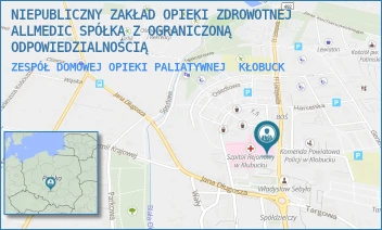 ZESPÓŁ DOMOWEJ OPIEKI PALIATYWNEJ - NIEPUBLICZNY ZAKŁAD OPIEKI ZDROWOTNEJ ALLMEDIC SPÓŁKA Z OGRANICZONĄ ODPOWIEDZIALNOŚCIĄ - 11 LISTOPADA 5A,  KŁOBUCK