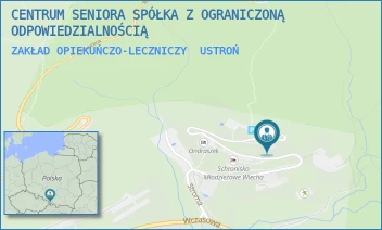 ZAKŁAD OPIEKUŃCZO-LECZNICZY - CENTRUM SENIORA SPÓŁKA Z OGRANICZONĄ ODPOWIEDZIALNOŚCIĄ - UL. STROMA 18,  USTROŃ