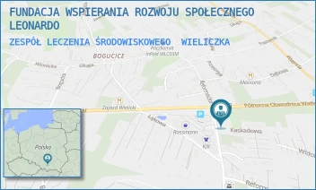 ZESPÓŁ LECZENIA ŚRODOWISKOWEGO - FUNDACJA WSPIERANIA ROZWOJU SPOŁECZNEGO LEONARDO - UL. REFORMACKA 25,  WIELICZKA