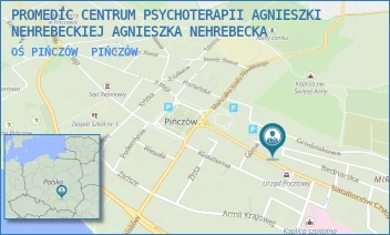 OŚ PIŃCZÓW - PROMEDIC CENTRUM PSYCHOTERAPII AGNIESZKI NEHREBECKIEJ AGNIESZKA NEHREBECKA - BEDNARSKA 3,  PIŃCZÓW