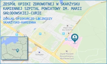 ZAKŁAD OPIEKUŃCZO-LECZNICZY - ZESPÓŁ OPIEKI ZDROWOTNEJ W SKARŻYSKU-KAMIENNEJ SZPITAL POWIATOWY IM. MARII SKŁODOWSKIEJ-CURIE - EKONOMII 4,  SKARŻYSKO-KAMIENNA