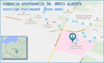 HOSPICJUM STACJONARNE - FUNDACJA GOSPODARCZA ŚW. BRATA ALBERTA - BOHATERÓW WARSZAWY 67,  BUSKO-ZDRÓJ