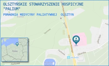 PORADNIA MEDYCYNY PALIATYWNEJ - OLSZTYŃSKIE STOWARZYSZENIE HOSPICYJNE "PALIUM" - AL WOJSKA POLSKIEGO 30,  OLSZTYN
