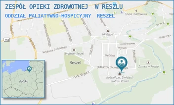 ODDZIAŁ PALIATYWNO-HOSPICYJNY - ZESPÓŁ OPIEKI ZDROWOTNEJ  W RESZLU - SŁOWACKIEGO 3,  RESZEL