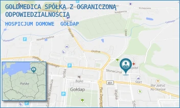 HOSPICJUM DOMOWE - GOLDMEDICA SPÓŁKA Z OGRANICZONĄ ODPOWIEDZIALNOŚCIĄ - SŁONECZNA 7,  GOŁDAP