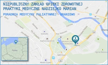 PORADNIA MEDYCYNY PALIATYWNEJ - NIEPUBLICZNY ZAKŁAD OPIEKI ZDROWOTNEJ PRAKTYKI MEDYCZNE NADZIEJKO MARIAN - GDAŃSKA 19,  BRANIEWO