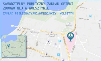 ZAKŁAD PIELĘGNACYJNO-OPIEKUŃCZY - SAMODZIELNY PUBLICZNY ZAKŁAD OPIEKI ZDROWOTNEJ W WOLSZTYNIE - WSCHOWSKA 3,  WOLSZTYN