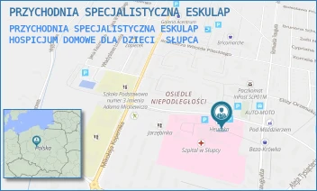 PRZYCHODNIA SPECJALISTYCZNA ESKULAP - HOSPICJUM DOMOWE DLA DZIECI - PRZYCHODNIA SPECJALISTYCZNA ESKULAP - SIKORSKIEGO 1,  SŁUPCA
