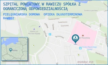 PIELĘGNIARSKA DOMOWA  OPIEKA DŁUGOTERMINOWA - SZPITAL POWIATOWY W RAWICZU SPÓŁKA Z OGRANICZONĄ ODPOWIEDZIALNOŚCIĄ - GEN. GROTA ROWECKIEGO 6,  RAWICZ