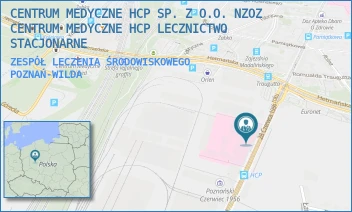ZESPÓŁ LECZENIA ŚRODOWISKOWEGO - CENTRUM MEDYCZNE HCP SPÓŁKA Z O.O. NZOZ CENTRUM MEDYCZNE HCP LECZNICTWO AMBULATORYJNE - 28 CZERWCA 1956 194,  POZNAŃ-WILDA