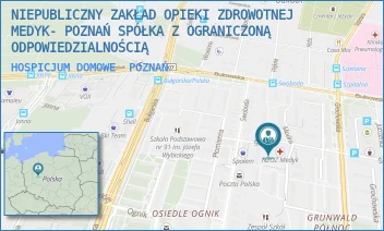 HOSPICJUM DOMOWE - NIEPUBLICZNY ZAKŁAD OPIEKI ZDROWOTNEJ MEDYK- POZNAŃ SPÓŁKA Z OGRANICZONĄ ODPOWIEDZIALNOŚCIĄ - ŚWIT 47,  POZNAŃ