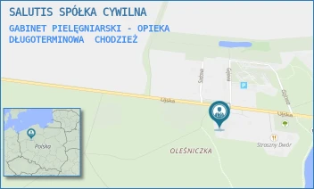 GABINET PIELĘGNIARSKI - OPIEKA DŁUGOTERMINOWA - SALUTIS SPÓŁKA CYWILNA - UJSKA 47,  CHODZIEŻ