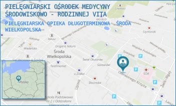 PIELĘGNIARSKA OPIEKA DŁUGOTERMINOWA - PIELĘGNIARSKI OŚRODEK MEDYCYNY ŚRODOWISKOWO-RODZINNEJ "VITA" - CZERWONEGO KRZYŻA 2,  ŚRODA WIELKOPOLSKA
