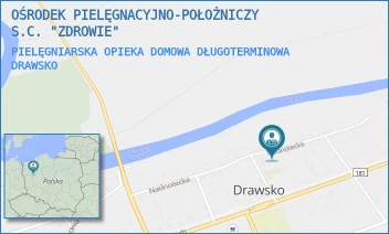 PIELĘGNIARSKA OPIEKA DOMOWA DŁUGOTERMINOWA - OŚRODEK PIELĘGNACYJNO-POŁOŻNICZY S.C. "ZDROWIE" - NADNOTECKA 22/A,  DRAWSKO