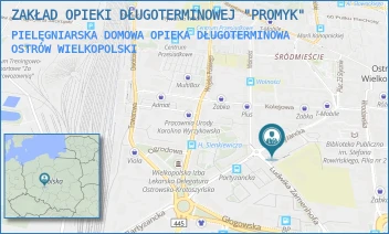PIELĘGNIARSKA DOMOWA OPIEKA DŁUGOTERMINOWA - ZAKŁAD OPIEKI DŁUGOTERMINOWEJ "PROMYK" - PARTYZANCKA 25/3,  OSTRÓW WIELKOPOLSKI