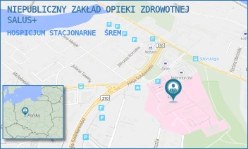 HOSPICJUM STACJONARNE - NIEPUBLICZNY ZAKŁAD OPIEKI ZDROWOTNEJ SALUS+ - JÓZEFA CHEŁMOŃSKIEGO 1,  ŚREM