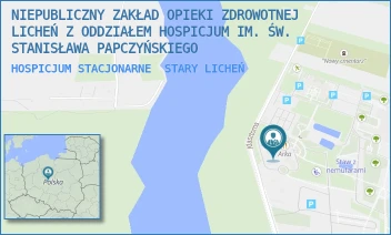 HOSPICJUM STACJONARNE - NIEPUBLICZNY ZAKŁAD OPIEKI ZDROWOTNEJ LICHEŃ Z ODDZIAŁEM HOSPICJUM IM. ŚW. STANISŁAWA PAPCZYŃSKIEGO - KLASZTORNA 4,  STARY LICHEŃ