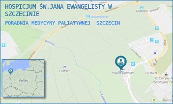 PORADNIA MEDYCYNY PALIATYWNEJ - HOSPICJUM ŚW.JANA EWANGELISTY W SZCZECINIE - POKOJU 77,  SZCZECIN
