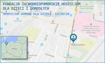 HOSPICJUM DOMOWE DLA DZIECI - FUNDACJA ZACHODNIOPOMORSKIE HOSPICJUM DLA DZIECI I DOROSŁYCH - POWSTAŃCÓW WIELKOPOLSKICH 66/68,  SZCZECIN