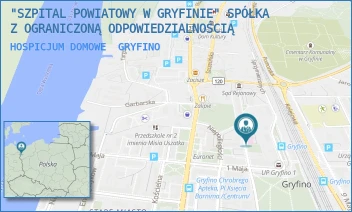 HOSPICJUM DOMOWE - "SZPITAL POWIATOWY W GRYFINIE" SPÓŁKA Z OGRANICZONĄ ODPOWIEDZIALNOŚCIĄ - PARKOWA 5,  GRYFINO