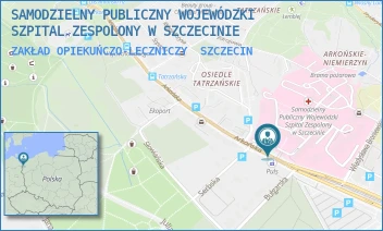 ZAKŁAD OPIEKUŃCZO-LECZNICZY - SAMODZIELNY PUBLICZNY WOJEWÓDZKI SZPITAL ZESPOLONY W SZCZECINIE - ARKOŃSKA 4,  SZCZECIN