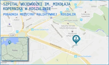PORADNIA MEDYCYNY PALIATYWNEJ - SZPITAL WOJEWÓDZKI IM. MIKOŁAJA KOPERNIKA W KOSZALINIE - ORLA 2,  KOSZALIN
