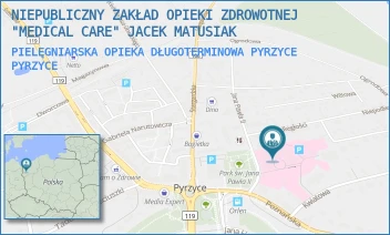 PIELĘGNIARSKA OPIEKA DŁUGOTERMINOWA PYRZYCE - NIEPUBLICZNY ZAKŁAD OPIEKI ZDROWOTNEJ "MEDICAL CARE" JACEK MATUSIAK - JANA PAWŁA II 2,  PYRZYCE