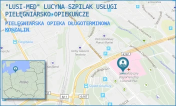 PIELĘGNIARSKA OPIEKA DŁUGOTERMINOWA - "LUSI-MED" LUCYNA SZPILAK USŁUGI PIELĘGNIARSKO-OPIEKUŃCZE - NIEPODLEGŁOŚCI 44-48,  KOSZALIN