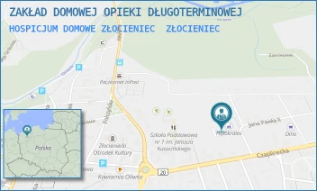 HOSPICJUM DOMOWE ZŁOCIENIEC - ZAKŁAD DOMOWEJ OPIEKI DŁUGOTERMINOWEJ - PLAC 650-LECIA 1,  ZŁOCIENIEC
