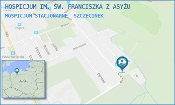 HOSPICJUM STACJONARNE - HOSPICJUM IM. ŚW. FRANCISZKA Z ASYŻU - BUKOWA 85A,  SZCZECINEK