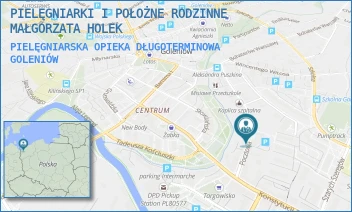 PIELĘGNIARSKA OPIEKA DŁUGOTERMINOWA - PIELĘGNIARKI I POŁOŻNE RODZINNE MAŁGORZATA HOLEK - POCZTOWA 43,  GOLENIÓW