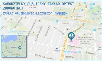 ZAKŁAD OPUIEKUŃCZO-LECZNICZY - SAMODZIELNY PUBLICZNY ZAKŁAD OPIEKI ZDROWOTNEJ - ALEJA LOTNIKÓW POLSKICH 18,  ŚWIDNIK