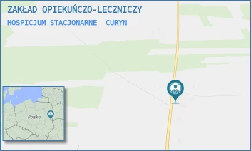 HOSPICJUM STACJONARNE - ZAKŁAD OPIEKUŃCZO-LECZNICZY - 60A,  CURYN