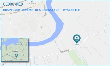 HOSPICJUM DOMOWE DLA DOROSŁYCH - GEORG-MED - UL. ZDROJOWA 119,  MYŚLENICE