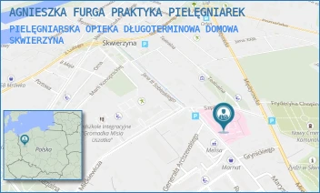 PIELĘGNIARSKA OPIEKA DŁUGOTERMINOWA DOMOWA - AGNIESZKA FURGA PRAKTYKA PIELĘGNIAREK - UL. SZPITALNA 5,  SKWIERZYNA