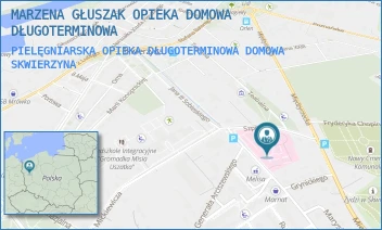 PIELĘGNIARSKA OPIEKA DŁUGOTERMINOWA DOMOWA - MARZENA GŁUSZAK OPIEKA DOMOWA DŁUGOTERMINOWA - UL. SZPITALNA 5,  SKWIERZYNA