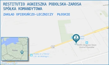 ZAKŁAD OPIEKUŃCZO-LECZNICZY - RESTITUTIO AGNIESZKA PODOLSKA-ZAROSA SPÓŁKA KOMANDYTOWA - 1,  PŁOSKIE