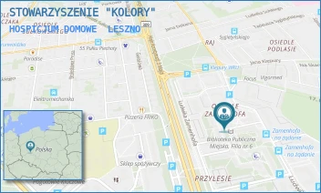 HOSPICJUM DOMOWE - STOWARZYSZENIE "KOLORY" - LUDWIKA ZAMENHOFA 48,  LESZNO
