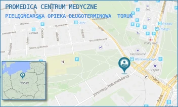 PIELĘGNIARSKA OPIEKA DŁUGOTERMINOWA - PROMEDICA CENTRUM MEDYCZNE - UGORY 1,  TORUŃ