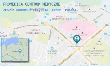 ZESPÓŁ DOMOWEGO LECZENIA TLENEM - PROMEDICA CENTRUM MEDYCZNE - PARTYZANTÓW 17,  PUŁAWY