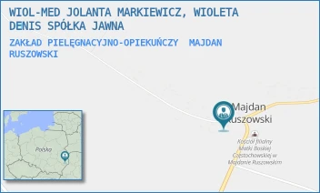 ZAKŁAD PIELĘGNACYJNO-OPIEKUŃCZY - WIOL-MED JOLANTA MARKIEWICZ, WIOLETA DENIS SPÓŁKA JAWNA - 42,  MAJDAN RUSZOWSKI