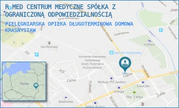 PIELĘGNIARSKA OPIEKA DŁUGOTERMINOWA DOMOWA - R MED CENTRUM MEDYCZNE SPÓŁKA Z OGRANICZONĄ ODPOWIEDZIALNOŚCIĄ - KOŚCIUSZKI 3,  KRASNYSTAW