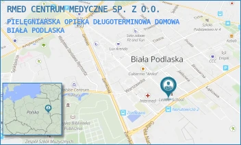 PIELĘGNIARSKA OPIEKA DŁUGOTERMINOWA DOMOWA - RMED CENTRUM MEDYCZNE SP. Z O.O. - REFORMACKA 10,  BIAŁA PODLASKA