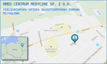 PIELĘGNIARSKA OPIEKA DŁUGOTERMINOWA DOMOWA - RMED CENTRUM MEDYCZNE SP. Z O.O. - SZKOLNA 20,  MICHAŁOWO