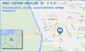 PIELĘGNIARSKA OPIEKA DŁUGOTERMINOWA DOMOWA - RMED CENTRUM MEDYCZNE SP. Z O.O. - PL. KOŚCIUSZKI 31,  PODDĘBICE