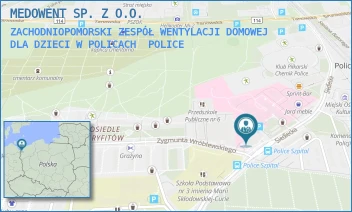 ZACHODNIOPOMORSKI ZESPÓŁ WENTYLACJI DOMOWEJ DLA DZIECI W POLICACH - MEDOWENT SP. Z O.O. - SIEDLECKA 2A,  POLICE